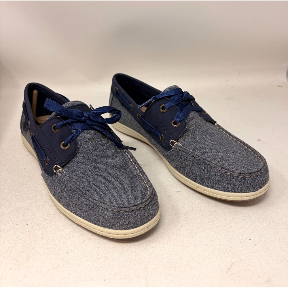 NWT! Sperry Top-Sider Koifish Sparkle Women's Boat Shoes Navy Blue 9.5M STS84344
